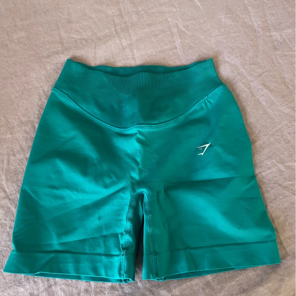 Gymshark Sweat Seamless Sculpt Shorts- Teal